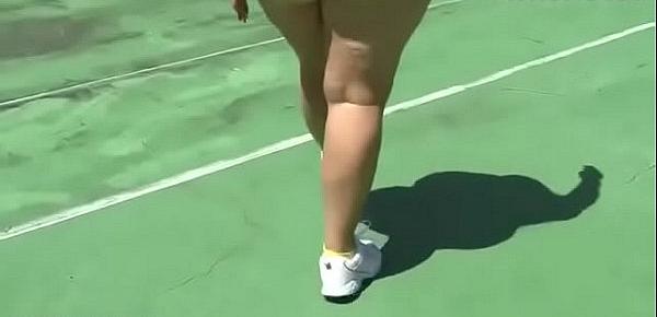  Rikki Waters Playing Tennis With Her Big Tits and Ass